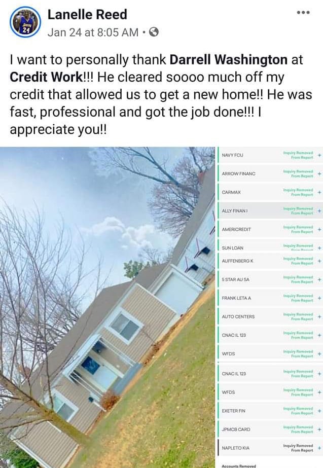 Credit Work client review